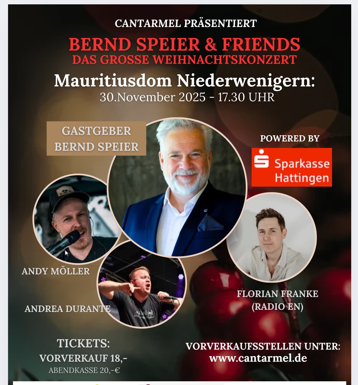 Poster: Bernd Speier and Friends